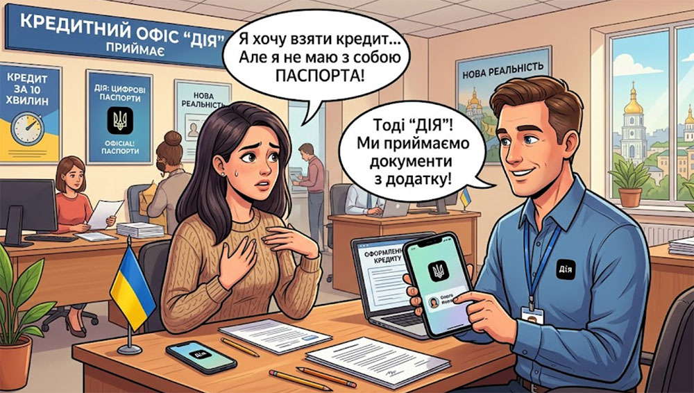 Кредит без паспорта через ДІЮ